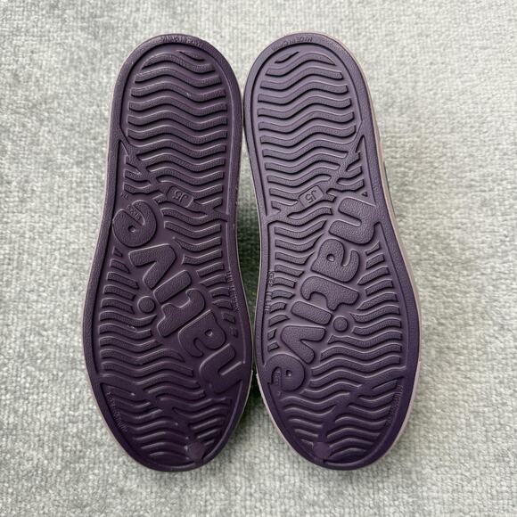 Native Shoes Youth Size 5 Purple Pink Jefferson Block Perforated Slip On EVA - Picture 11 of 12